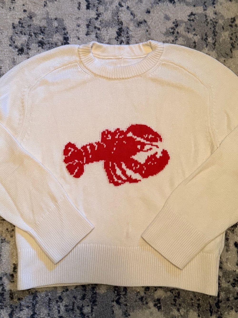 Abercrombie Madeline Crew Sweater with Red Lobster - Picture 4 of 4